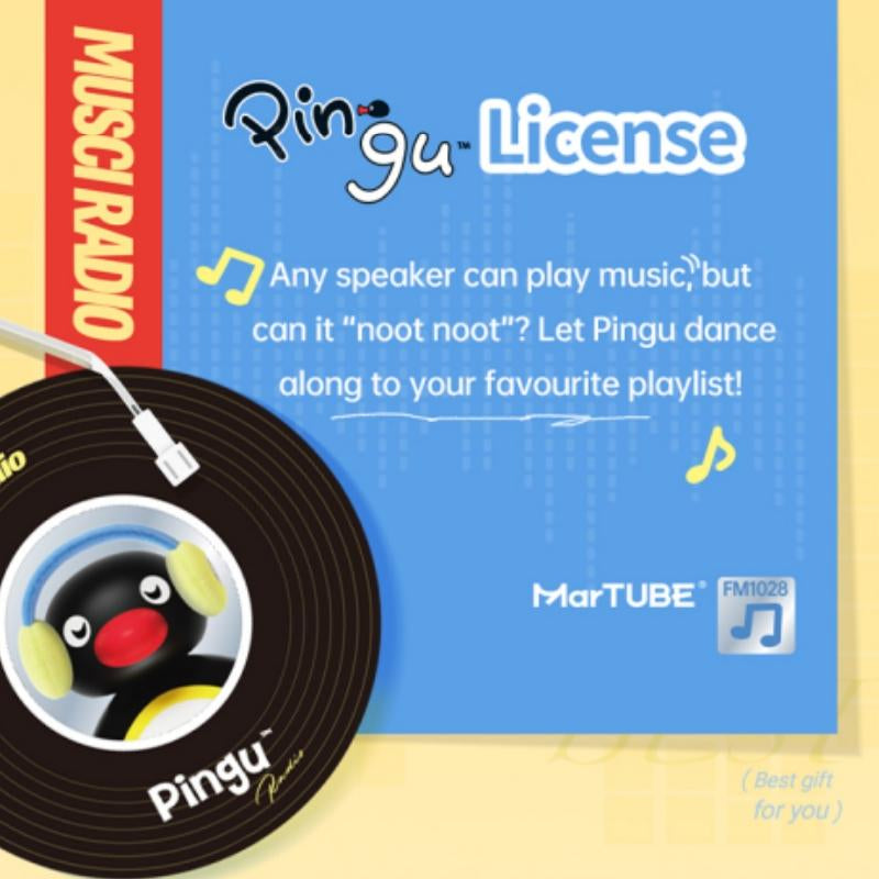 Meet the MARTUBE Pingu Shake-Head Portable Bluetooth Speaker – Your Adorable Wireless Companion for Fun Audio Experiences!