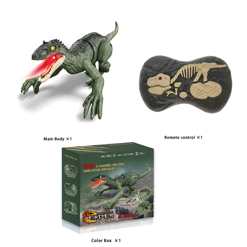 Exciting 2.4Ghz Remote Control Dinosaur Robot - Walking, Roaring, and Perfect for Kids' Birthdays and Christmas!