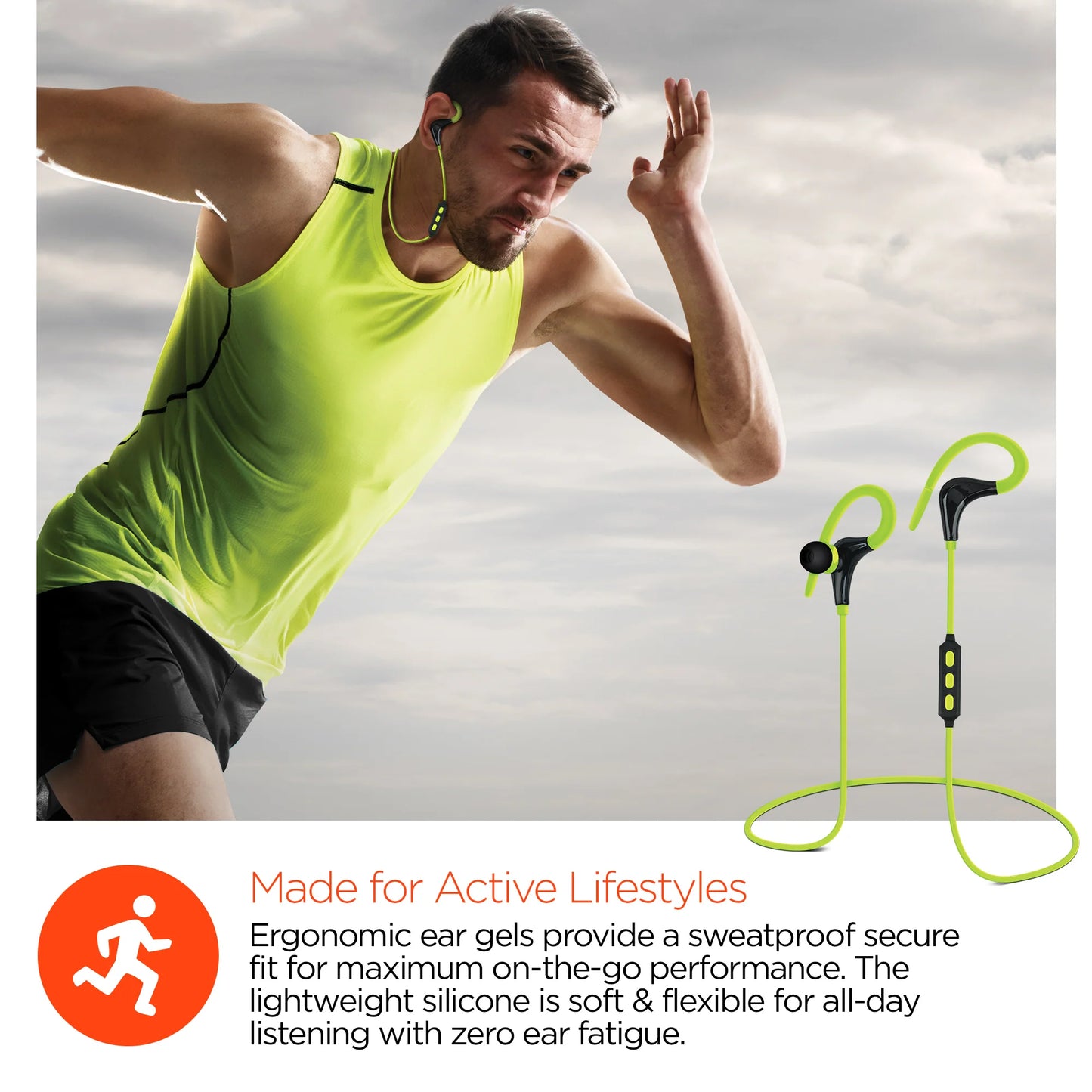 Unleash Your Workout with Hypergear Marathon Wireless Sports Earphones - Exceptional Sound & Comfort!