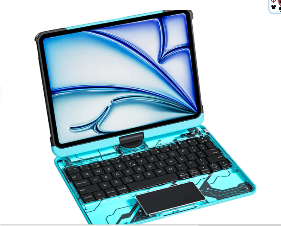 Ifacemall 2024 New iPad Magic Control Keyboard (One)