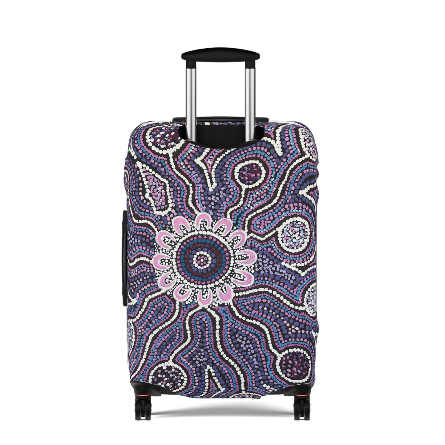 Aboriginal Inspired Luggage Cover – Cultural Tribal Travel Protector
