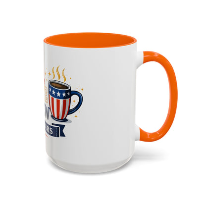 Red, White & Brew Coffee Mug — 250 Years Patriotic 11/15oz Accent Mug