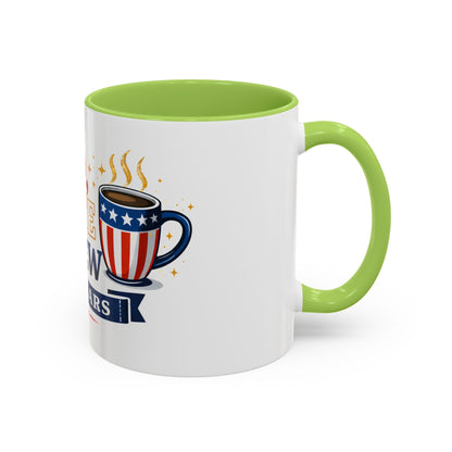 Red, White & Brew Coffee Mug — 250 Years Patriotic 11/15oz Accent Mug