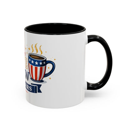 Red, White & Brew Coffee Mug — 250 Years Patriotic 11/15oz Accent Mug