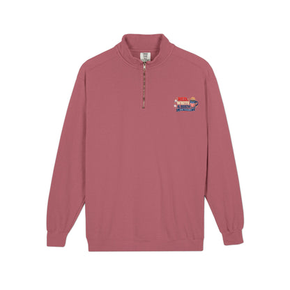 Patriotic "Red, White & Brew" Quarter-Zip Sweatshirt — 250 Years Celebration