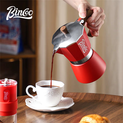 Experience Authentic Italian Coffee with the Bincoo 300Ml Moka Pot - Your Essential Espresso Maker for Home Baristas
