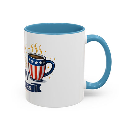 Red, White & Brew Coffee Mug — 250 Years Patriotic 11/15oz Accent Mug
