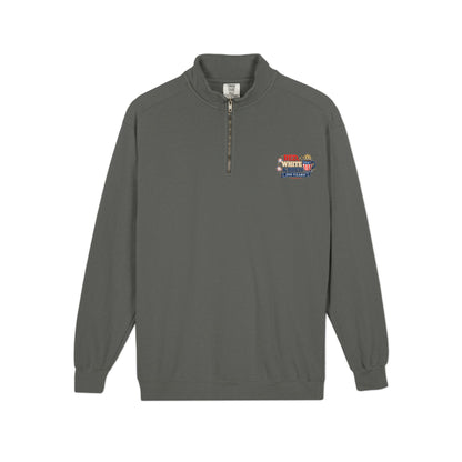 Patriotic "Red, White & Brew" Quarter-Zip Sweatshirt — 250 Years Celebration