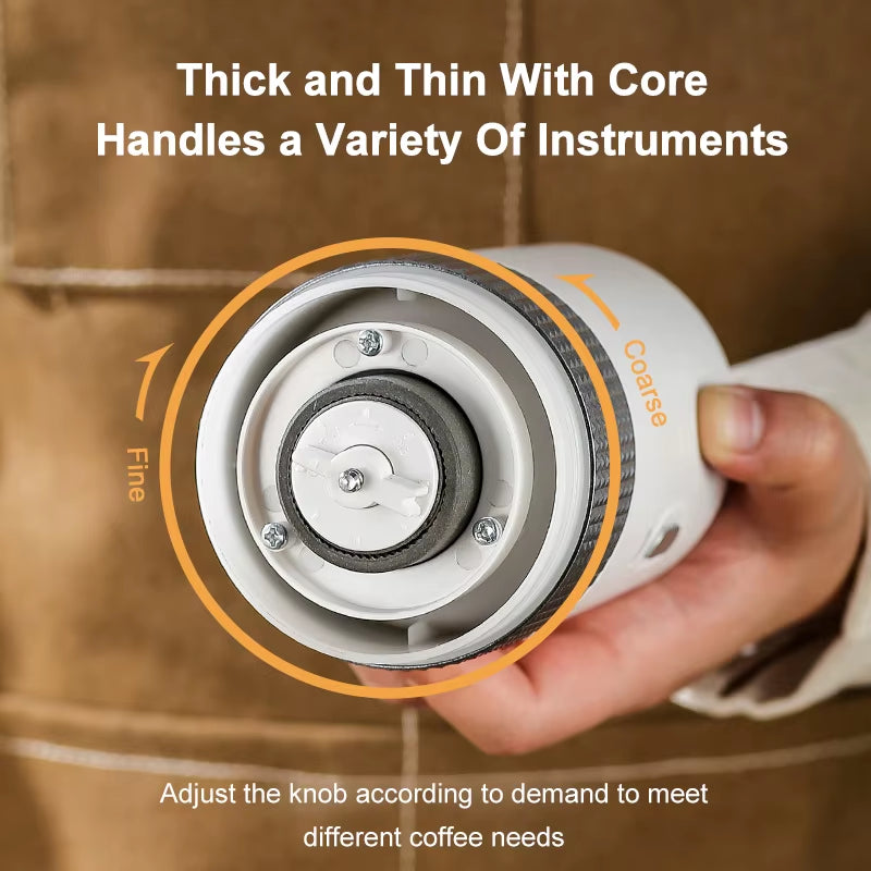 Electric USB Coffee Grinder: Professional Ceramic Mill for Perfectly Ground Coffee Beans Anywhere
