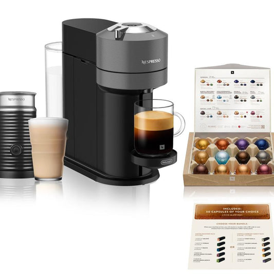 Experience Coffee Like Never Before with the Nespresso Vertuo Next Coffee/Espresso Maker - Includes Frother & Exclusive Coffee Voucher!