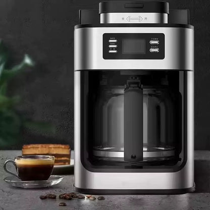 Experience Barista-Level Coffee at Home with Our Fully Automatic Freshly Ground Coffee Machine - Perfect for American Drip Coffee Lovers!