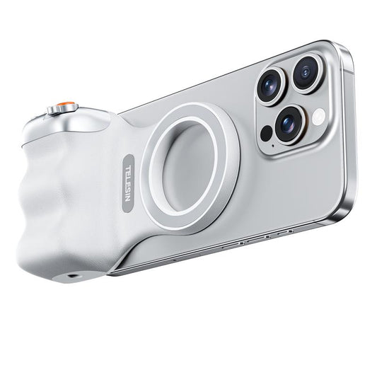 Elevate Your Vlogging Game with the TELESIN Magnetic Phone Camera Grip – Wireless Shutter and Ergonomic Design for Perfect Selfies and Steady Shots!
