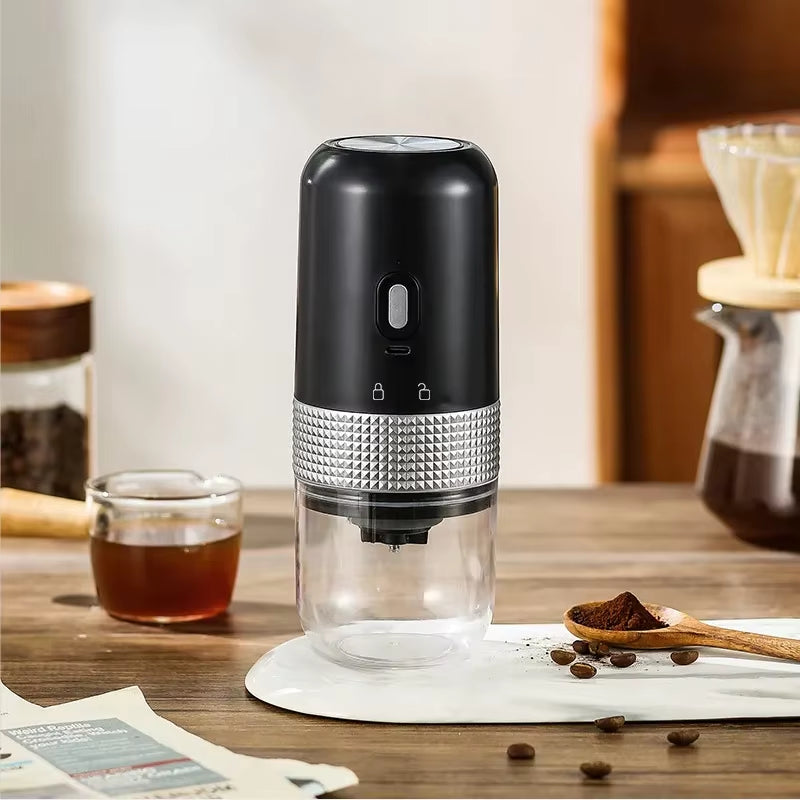 Electric USB Coffee Grinder: Professional Ceramic Mill for Perfectly Ground Coffee Beans Anywhere
