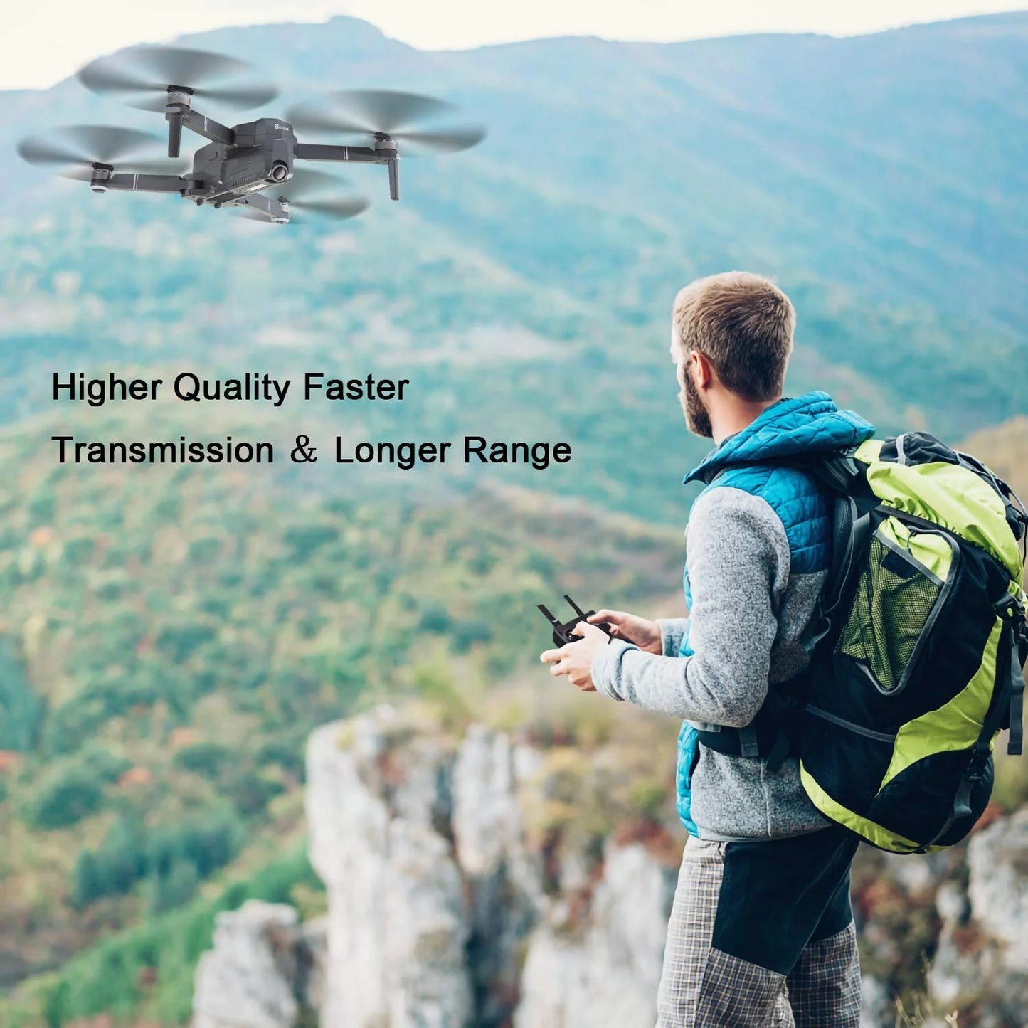 Unleash Your Creativity with the F24 Pro 4K UHD Foldable Drone - Capture Stunning Aerial Footage with GPS, 30-Min Flight Time, and Intelligent Features!