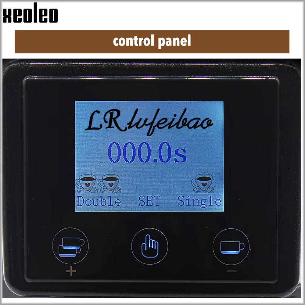 Premium Electric Coffee Grinder - 200W Burr Mill with Touch Panel & 750g Capacity for Perfect Espresso