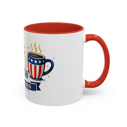 Red, White & Brew Coffee Mug — 250 Years Patriotic 11/15oz Accent Mug