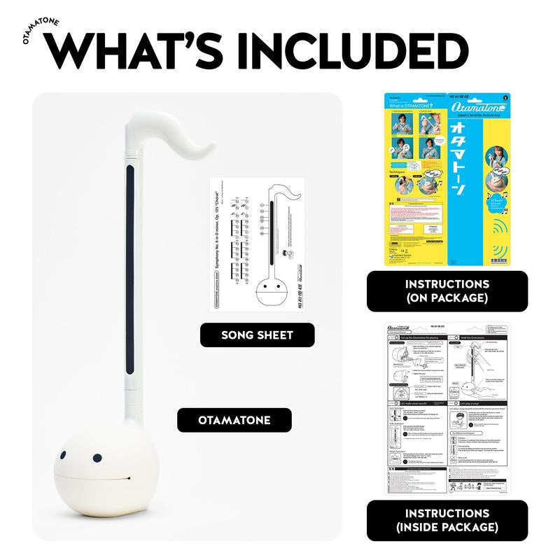 Otamatone Regular in White - The Ultimate Japanese Electronic Synthesizer for Music Lovers of All Ages - Perfect Fun Gift!