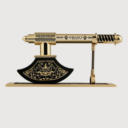 Unleash Your Inner Warrior with Savasci Pour Homme by J. Fragrances - 100ml Eau De Parfum for Men | A Captivating Floral & Fruity Musk Blend with Peach & Coconut