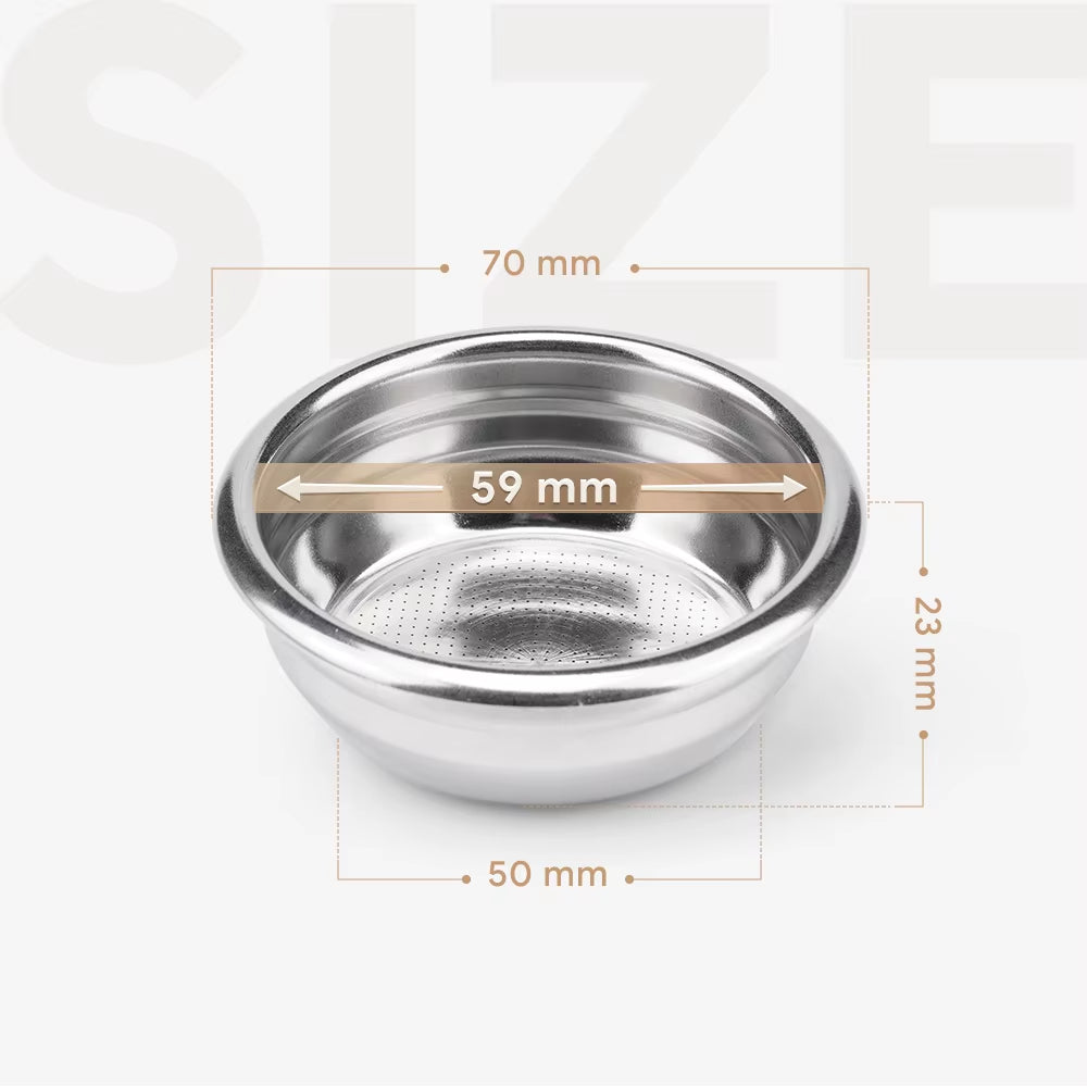 Elevate Your Espresso Experience with the Universal 58MM Stainless Steel Bottomless Portafilter Handle