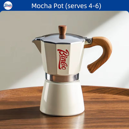 Experience Authentic Italian Coffee with the Bincoo 300Ml Moka Pot - Your Essential Espresso Maker for Home Baristas