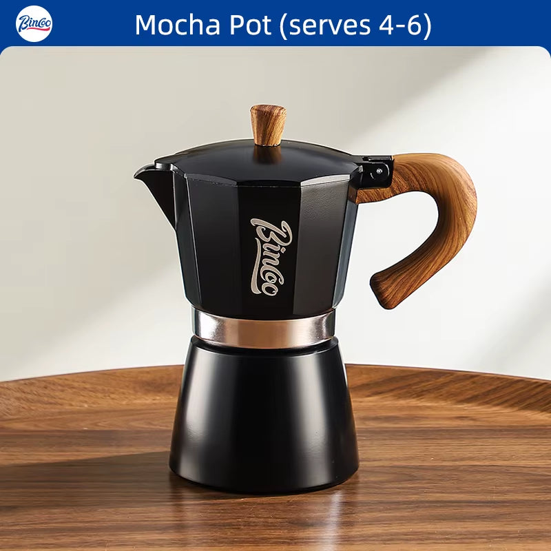 Experience Authentic Italian Coffee with the Bincoo 300Ml Moka Pot - Your Essential Espresso Maker for Home Baristas