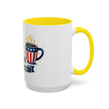 Red, White & Brew Coffee Mug — 250 Years Patriotic 11/15oz Accent Mug