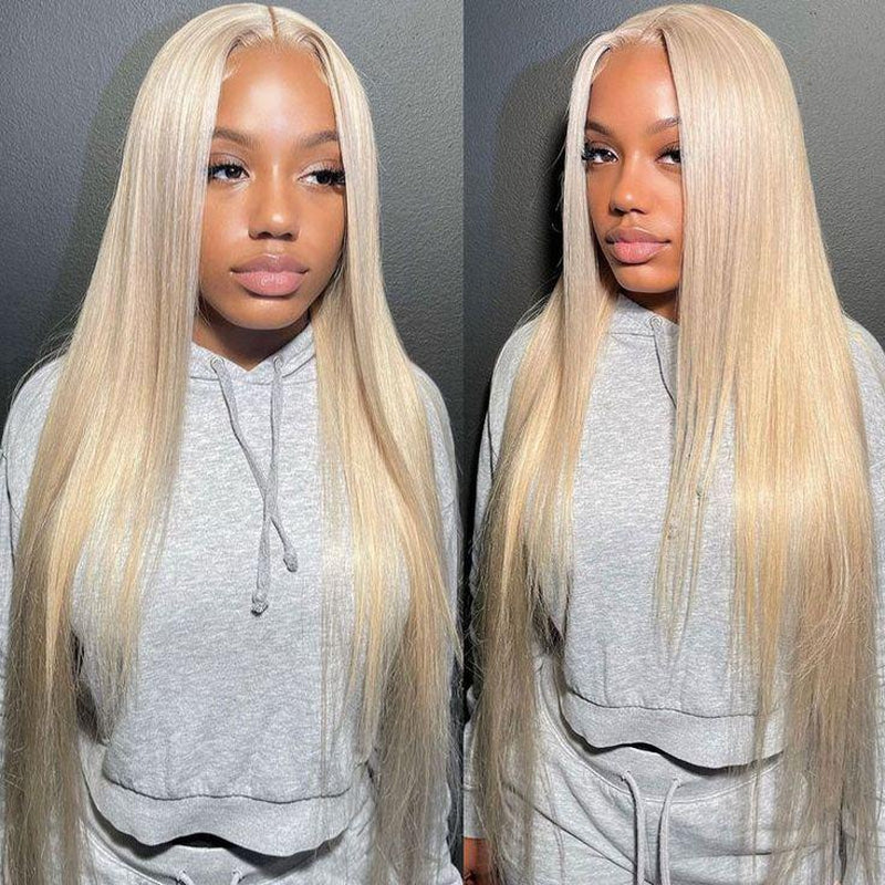 Unleash Your Glam with Hot Star 613 Blonde Body Wave Wigs - 180% Density, HD Transparent Lace Frontal!
