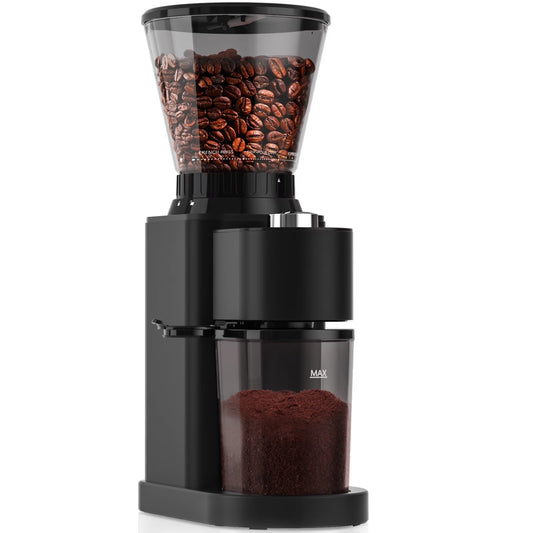 Ultimate Burr Coffee Grinder for Home Brewing - Customize Your Coffee with 24 Grind Settings, Stainless Steel Design, and Anti-Static Features