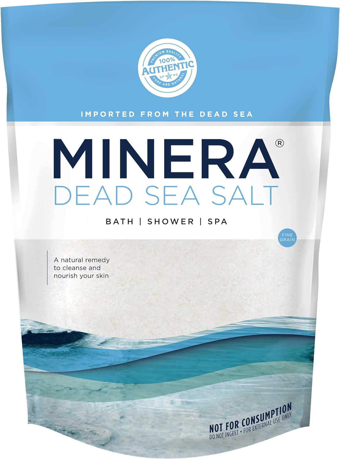 Indulge in Luxurious Soaking with 19 Lbs of Pure Dead Sea Salt – Fast-Dissolving, Unscented Salt for Skin Nourishment and Relaxation