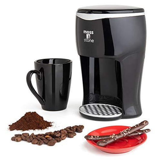 Compact Mini Drip Coffee Maker with Mug - Perfect for One Cup of Fresh Coffee Anytime!