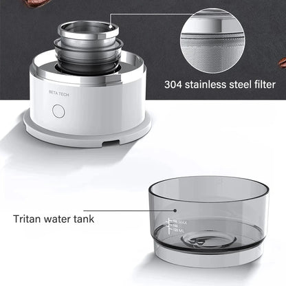 Experience Barista-Quality Coffee Anywhere with the Youpin Mini Hand-Pressed Coffee Maker - Your Ultimate Portable Coffee Brewer!