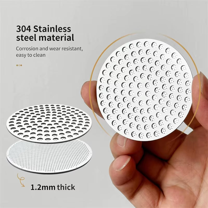 Experience Barista-Quality Brews with Our 51/53/58mm Reusable Stainless Steel Espresso Coffee Screen - Perfect for Home & Coffee Lovers!