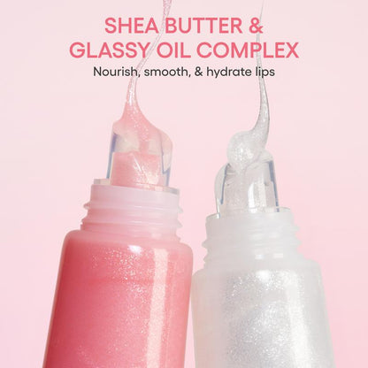 Laneige Lip Glowy Balm Stardust Duo - Experience Luminous Hydration with Pink Supernova and Milky Way Shades