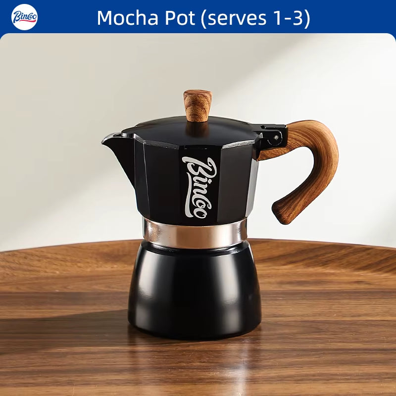 Experience Authentic Italian Coffee with the Bincoo 300Ml Moka Pot - Your Essential Espresso Maker for Home Baristas