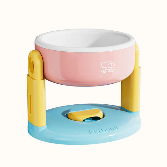 Elevate Your Pet's Dining Experience with the 1PC Adjustable Suction Cup Bowl - Perfect for Dogs and Cats!