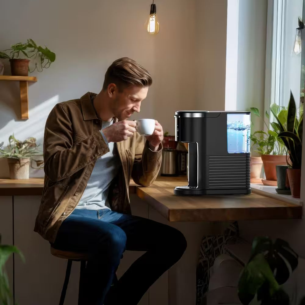 Experience Barista-Quality Coffee at Home with the COWSAR 2.0 2-In-1 Single Serve Drip Coffee Maker - Brew K-Cups and Ground Coffee Effortlessly in Sleek Black