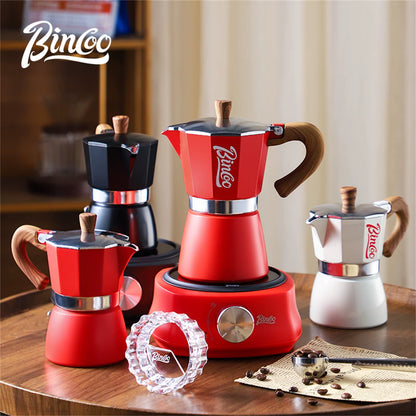 Experience Authentic Italian Coffee with the Bincoo 300Ml Moka Pot - Your Essential Espresso Maker for Home Baristas