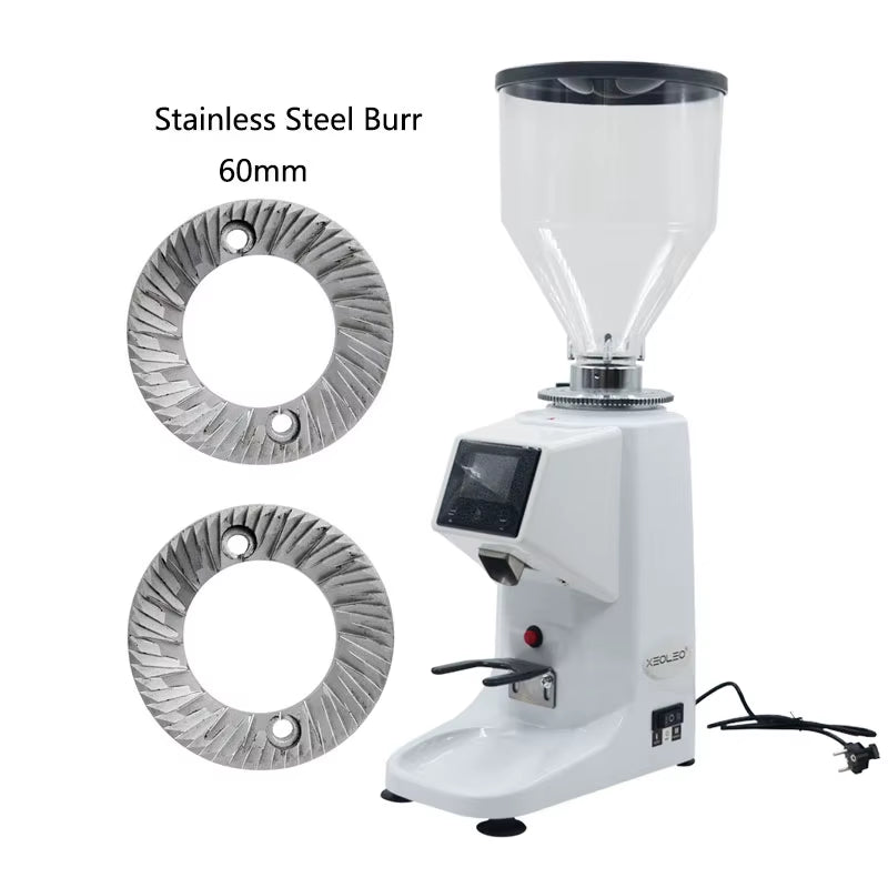 Premium Electric Coffee Grinder - 200W Burr Mill with Touch Panel & 750g Capacity for Perfect Espresso