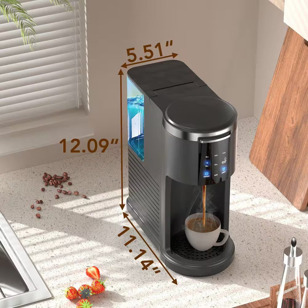 Experience Barista-Quality Coffee at Home with the COWSAR 2.0 2-In-1 Single Serve Drip Coffee Maker - Brew K-Cups and Ground Coffee Effortlessly in Sleek Black