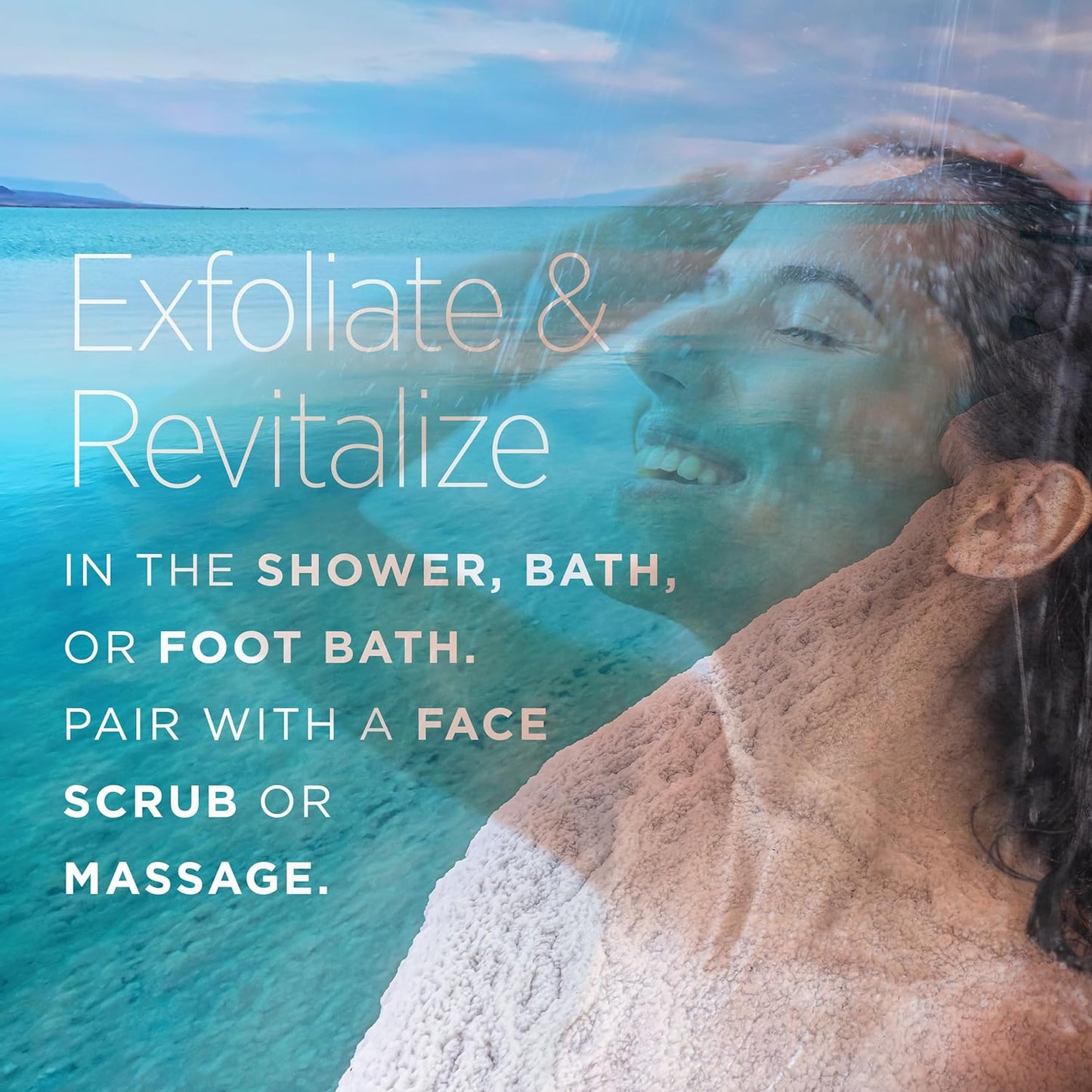 Indulge in Luxurious Soaking with 19 Lbs of Pure Dead Sea Salt – Fast-Dissolving, Unscented Salt for Skin Nourishment and Relaxation