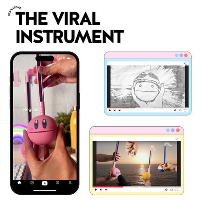 Otamatone Regular in White - The Ultimate Japanese Electronic Synthesizer for Music Lovers of All Ages - Perfect Fun Gift!