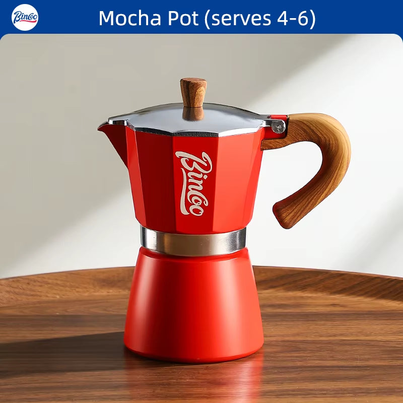 Experience Authentic Italian Coffee with the Bincoo 300Ml Moka Pot - Your Essential Espresso Maker for Home Baristas