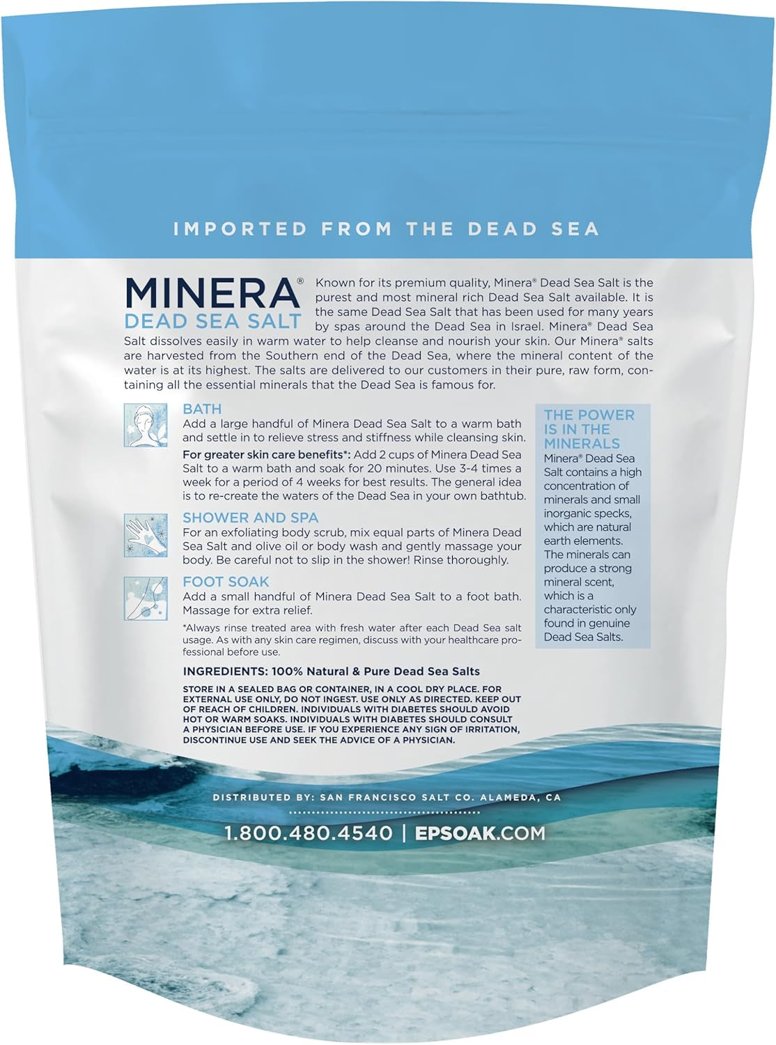 Indulge in Luxurious Soaking with 19 Lbs of Pure Dead Sea Salt – Fast-Dissolving, Unscented Salt for Skin Nourishment and Relaxation
