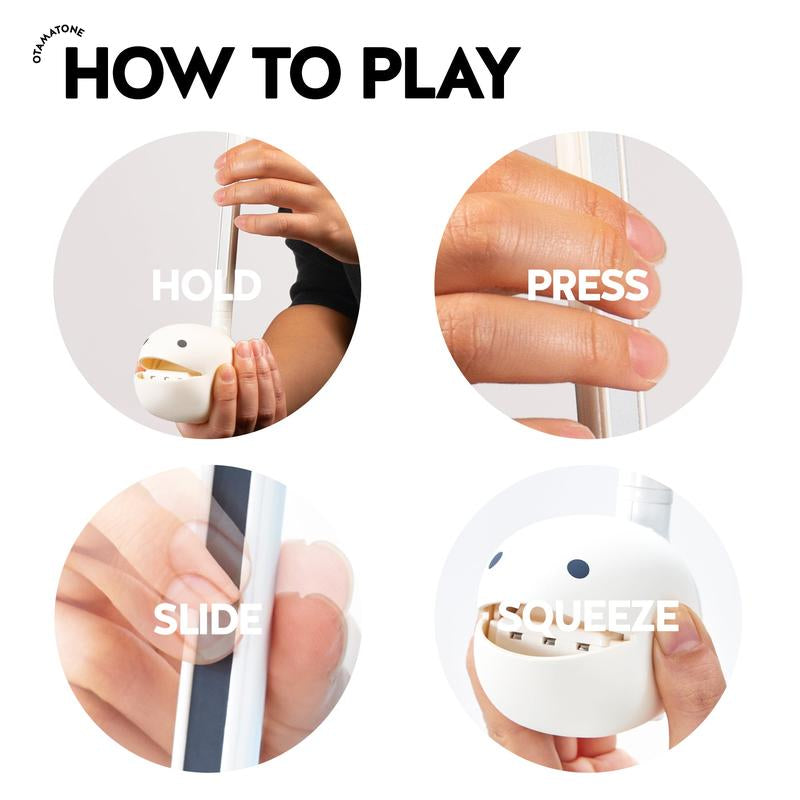 Otamatone Regular in White - The Ultimate Japanese Electronic Synthesizer for Music Lovers of All Ages - Perfect Fun Gift!