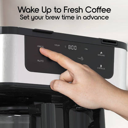 Savour Dual Coffee Maker: Your Perfect 12-Cup & Single Serve Solution for Every Coffee Lover