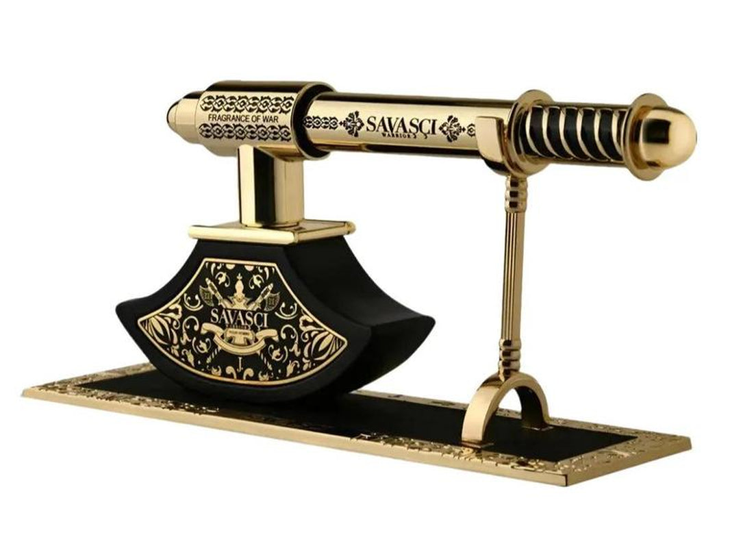 Unleash Your Inner Warrior with Savasci Pour Homme by J. Fragrances - 100ml Eau De Parfum for Men | A Captivating Floral & Fruity Musk Blend with Peach & Coconut