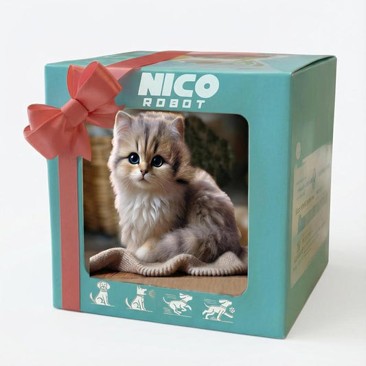 Delightful Interactive Robot Kitten - Realistic Plush Cat Toy That Walks, Wags Its Tail & Makes Sounds - The Perfect Holiday Gift for Kids & Adults