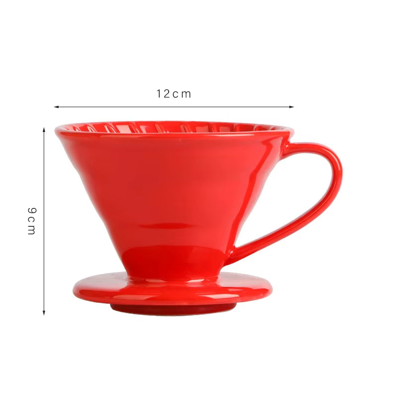 Elevate Your Coffee Experience with Our Reusable Ceramic Pour Over Coffee Dripper - Perfect for Espresso, Moka Pots, and More!