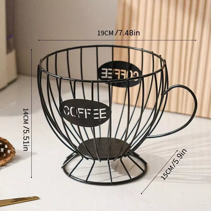 Stylish Multi-Purpose Coffee Capsule Holder - Large Capacity Irregular Shape Storage for Your Coffee Essentials