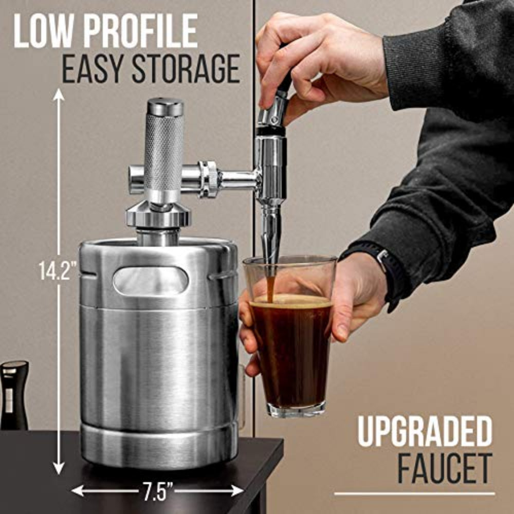 Elevate Your Coffee Experience with the Nitrogen Stainless Steel Coffee Barrel